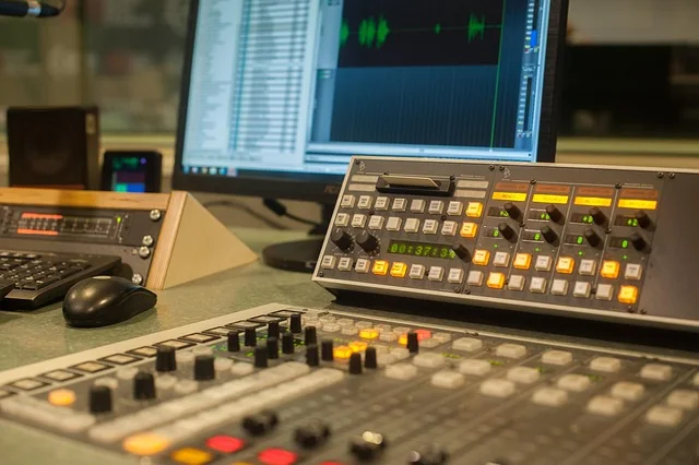 Professional recording studio